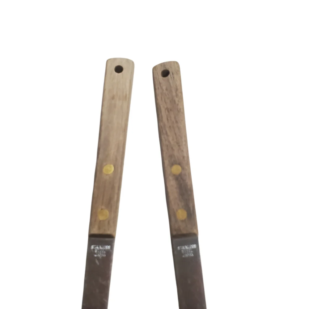 MCM Stainless Steel Utensil Set with Wooden Handles. Spoon & Spatula. Japan. - Picture 7 of 7
